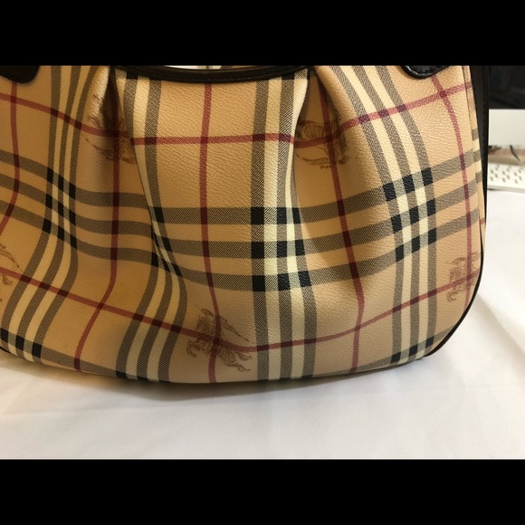 Authentic Burberry Nova Haymarket Hobo - Picture 2 of 5